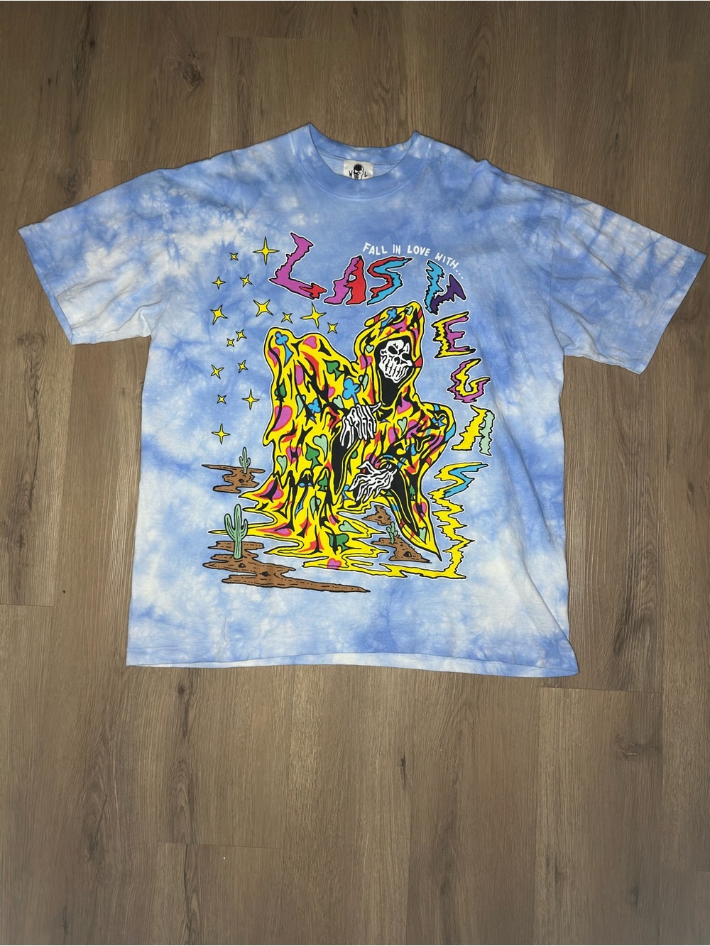 Warren Lotas Las Vegas ‘Blue Tie dye' T-Shirt